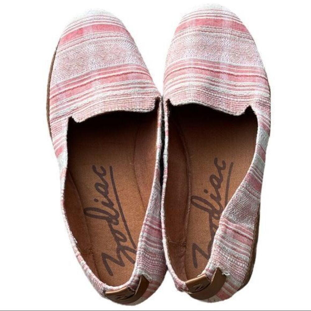 Zodiac Women's Slip-On Sneakers Fabric‎ Upper Pink White Size 8.5M